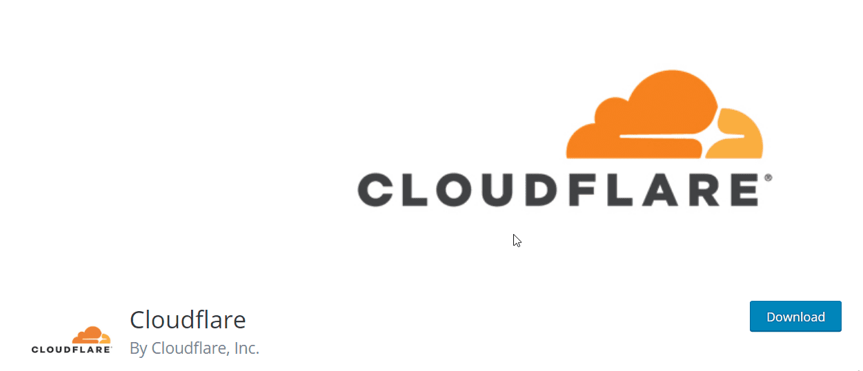 Cloudflare - WordPress firewall plugin