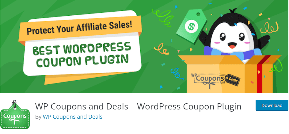 WP Coupons and Deals plugin