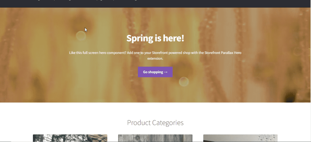 Storefront Theme - woocommerce themes