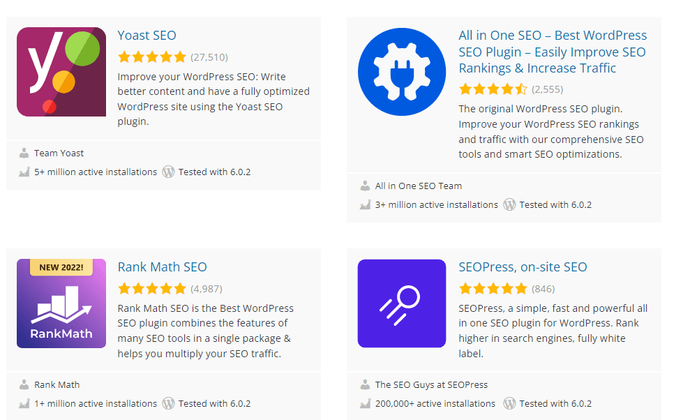 WordPress SEO Plugins to grow your business