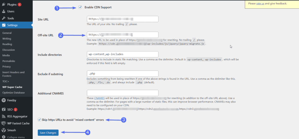 Enable CDN support
