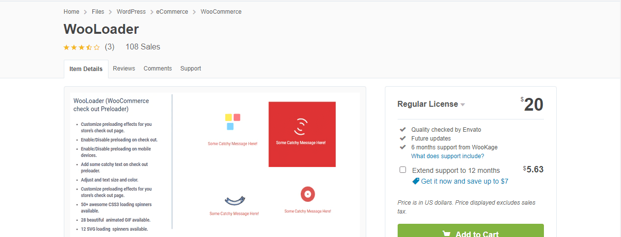 Wooloader - Add WordPress GIF