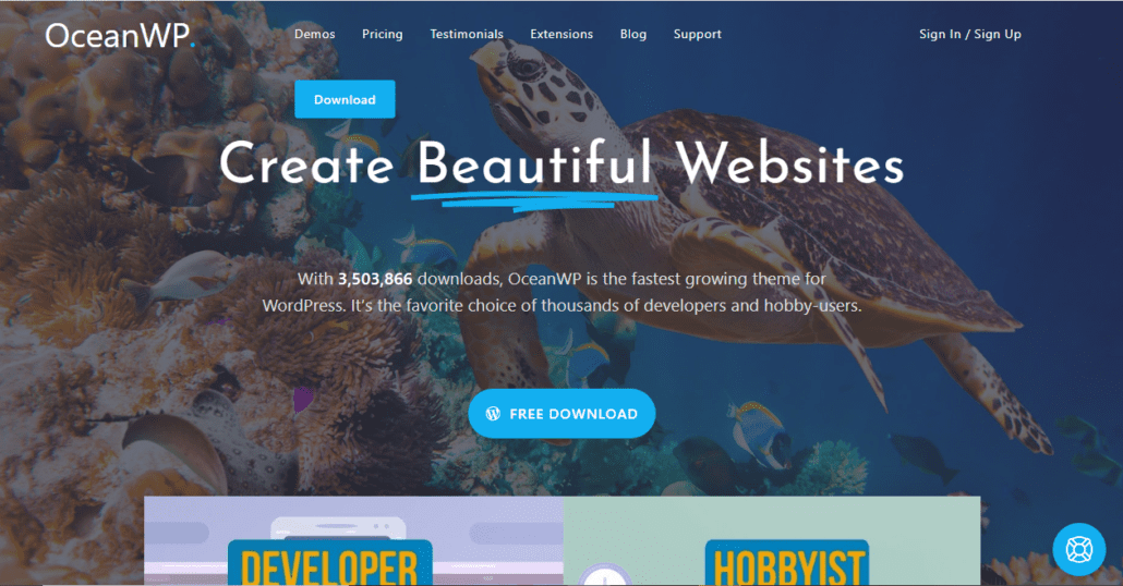 OceanWP Free WordPress theme