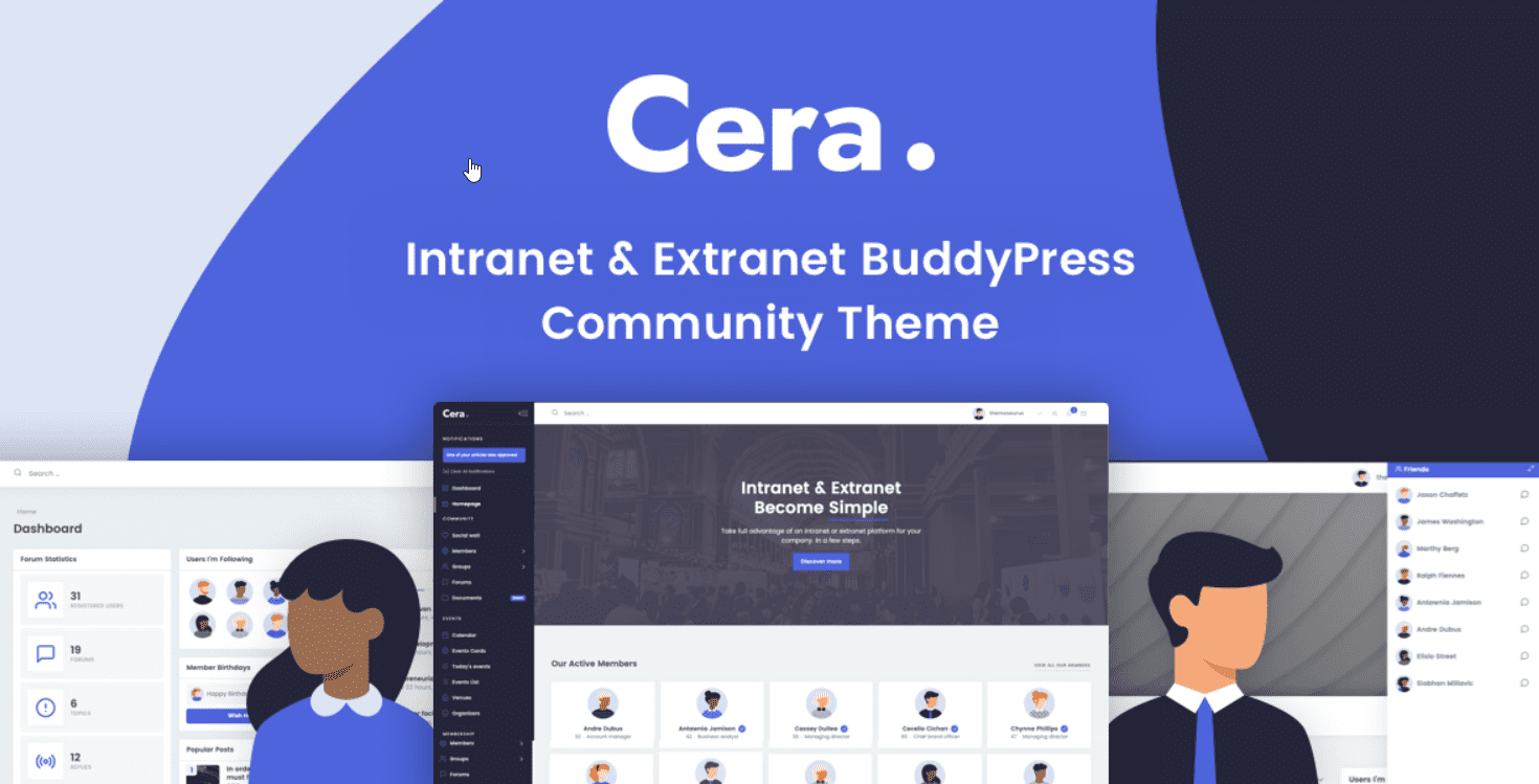 Cera Plugin for WordPress intranet
