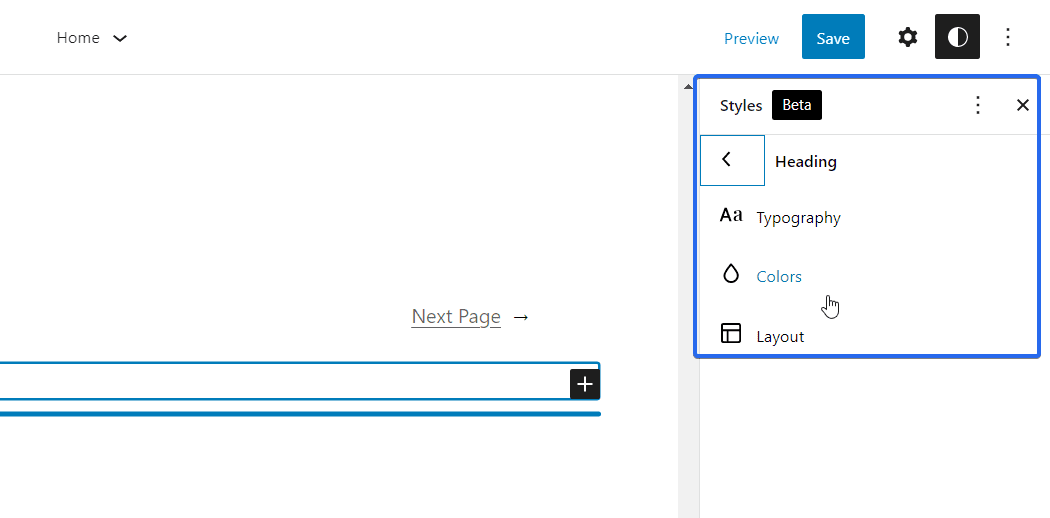 Set Block-Specific styles