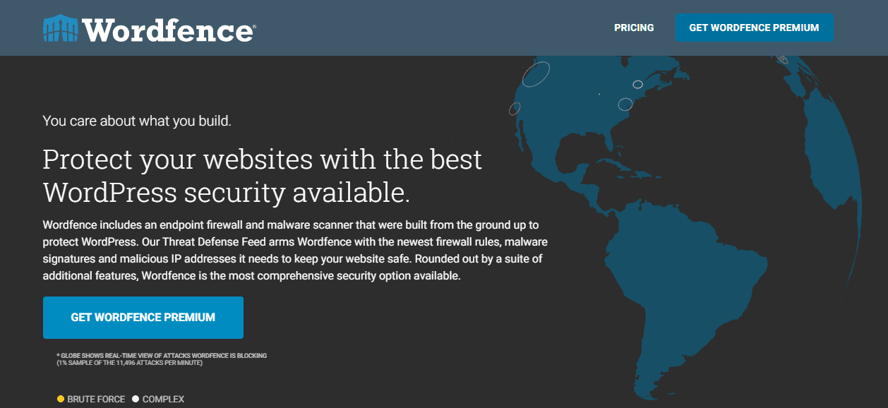 Wordfence security plugin
