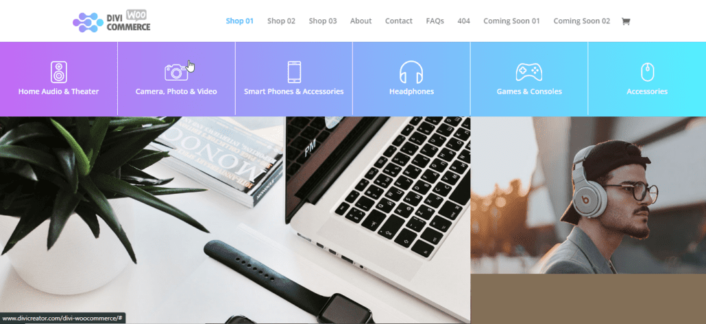 Divi Theme - woocommerce themes