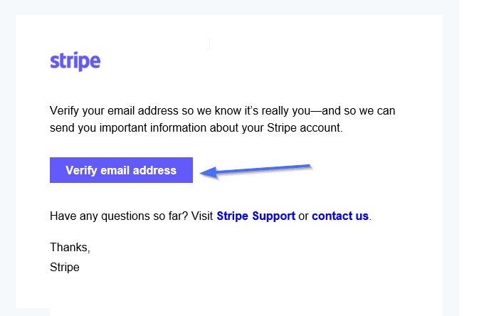 Verify email address