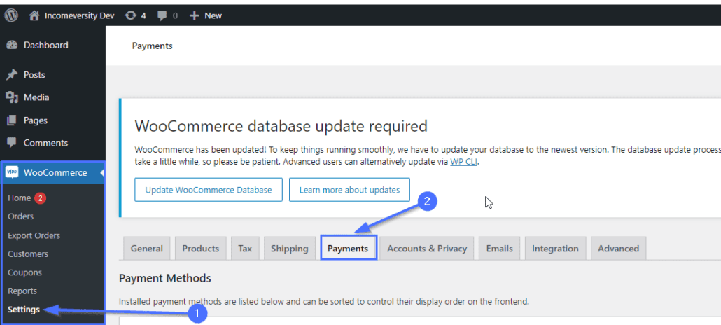WooCommerce Apple Pay Payments Settings