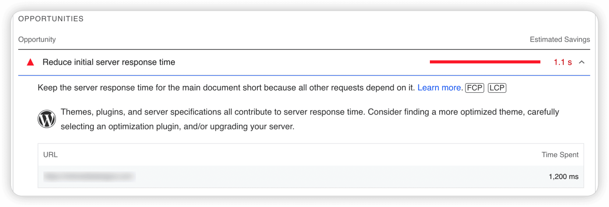 reduce server response times (TTFB)