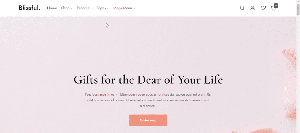 Blissful Theme - woocommerce themes