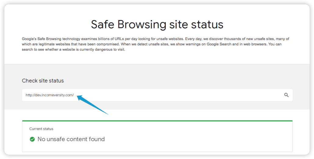 Google safe browsing tool - WooCommerce Fraud Prevention