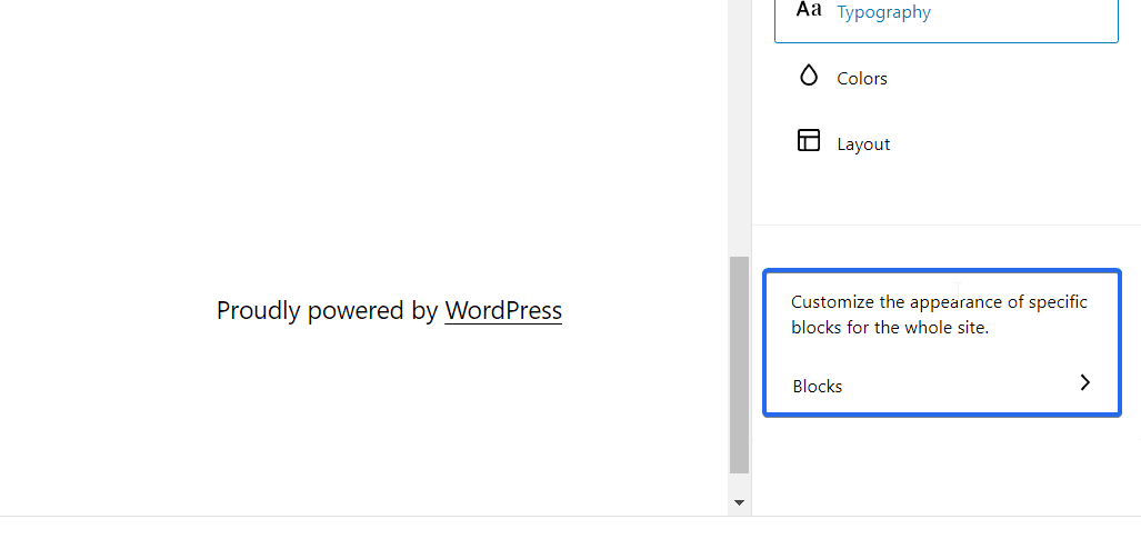Configure Individual Block settings