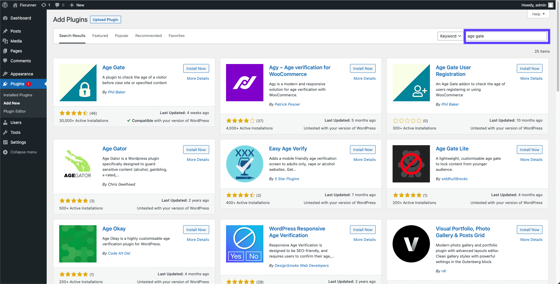 wordpress age verification plugins