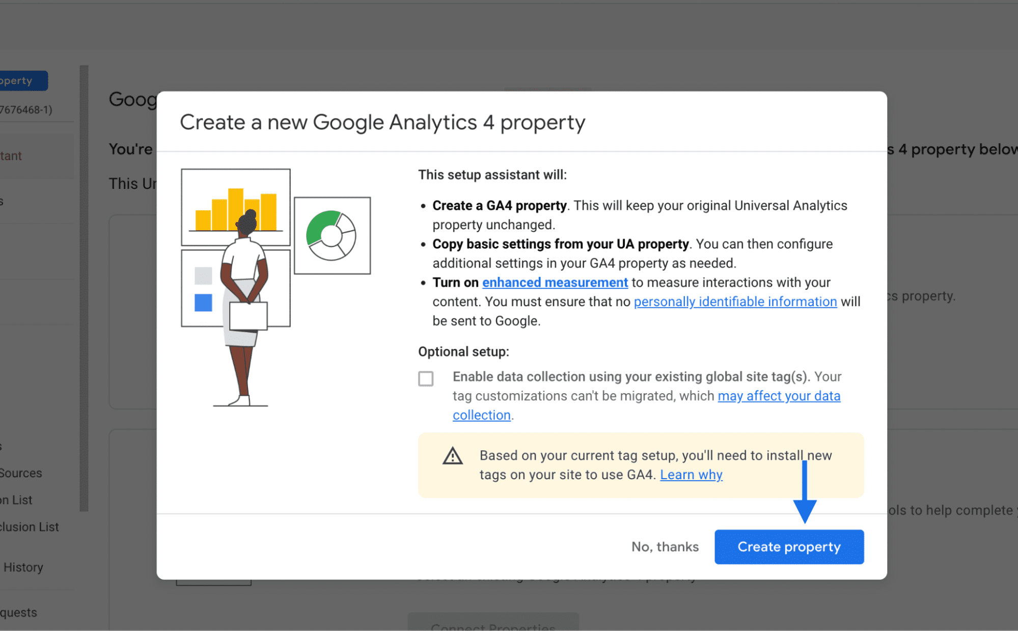 Click the Create Property button