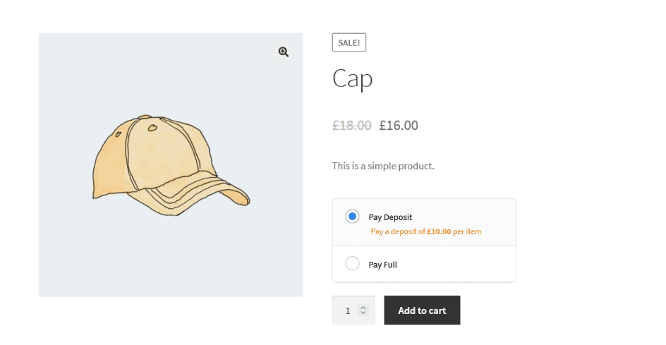 Deposits & Partial Payments for WooCommerce plugin