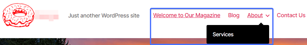 Sub-menu WP Nav Menus