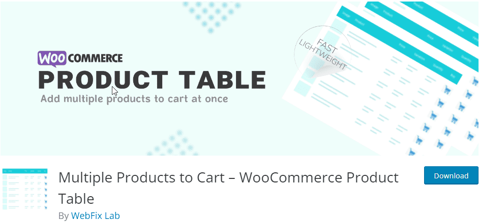 Multiple Products to Cart plugin