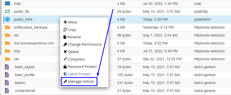 public_html folder