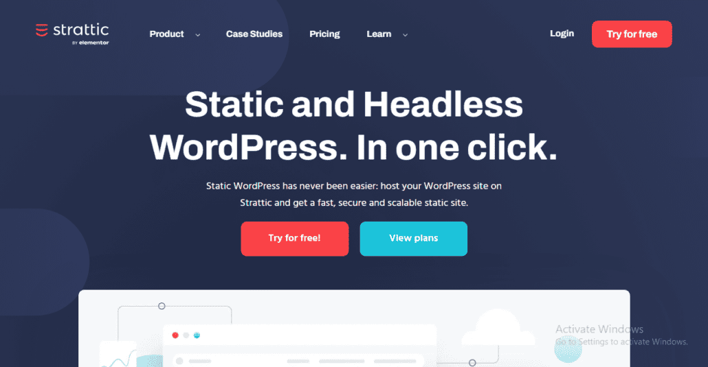 Strattic static wordpress site generator