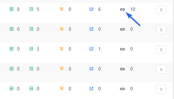 Icon with total number of internal linking opportunities