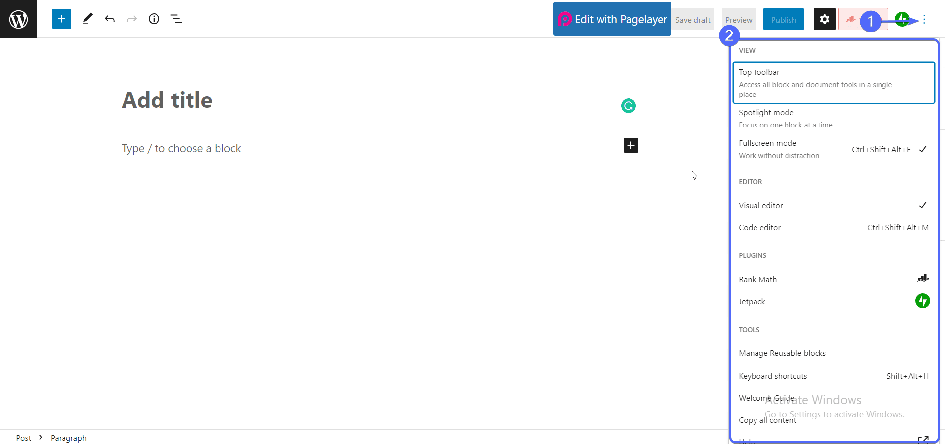 Post Edit Screen - screen options not working
