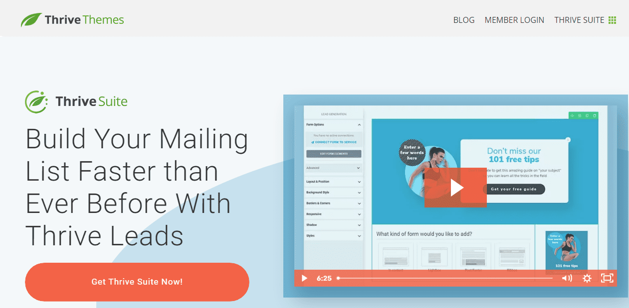 Thrive Leads Plugin