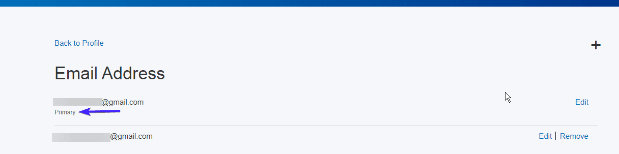 Primary email