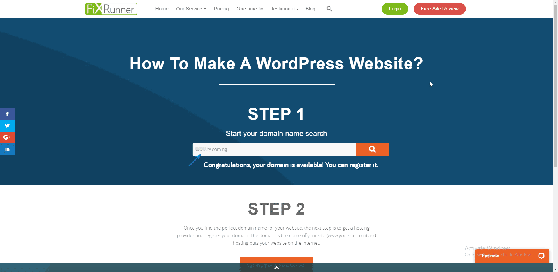Domain checker tool
