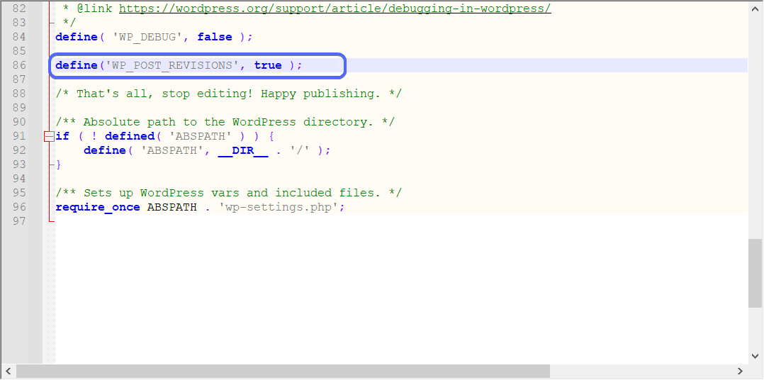 WordPress Post Revisions