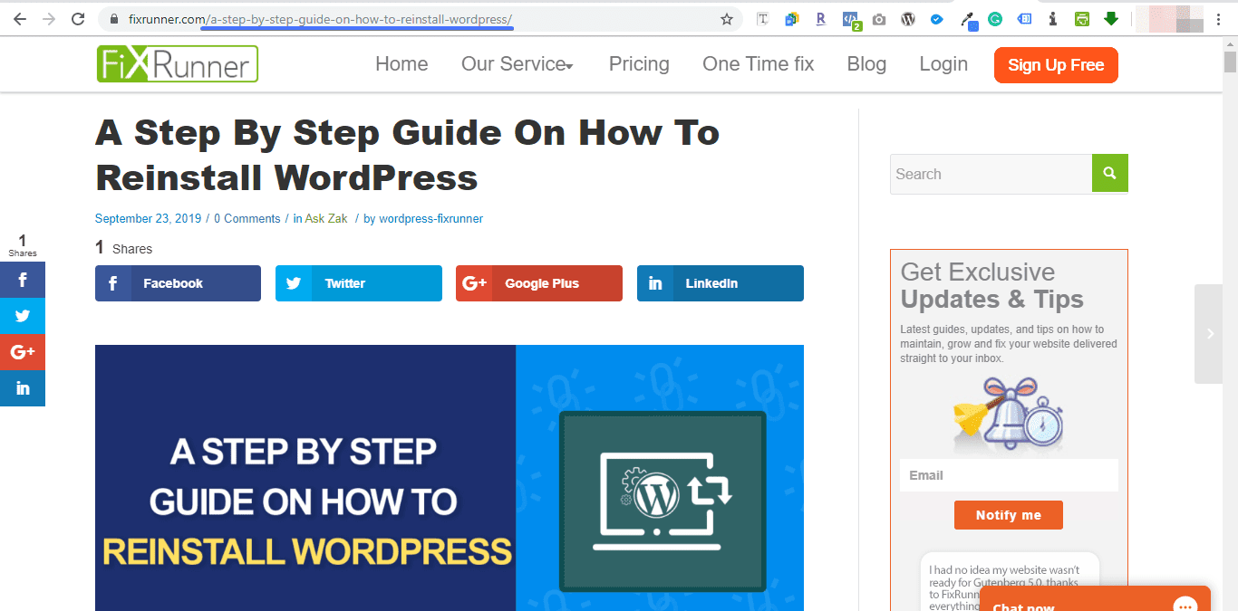 WordPress Slug