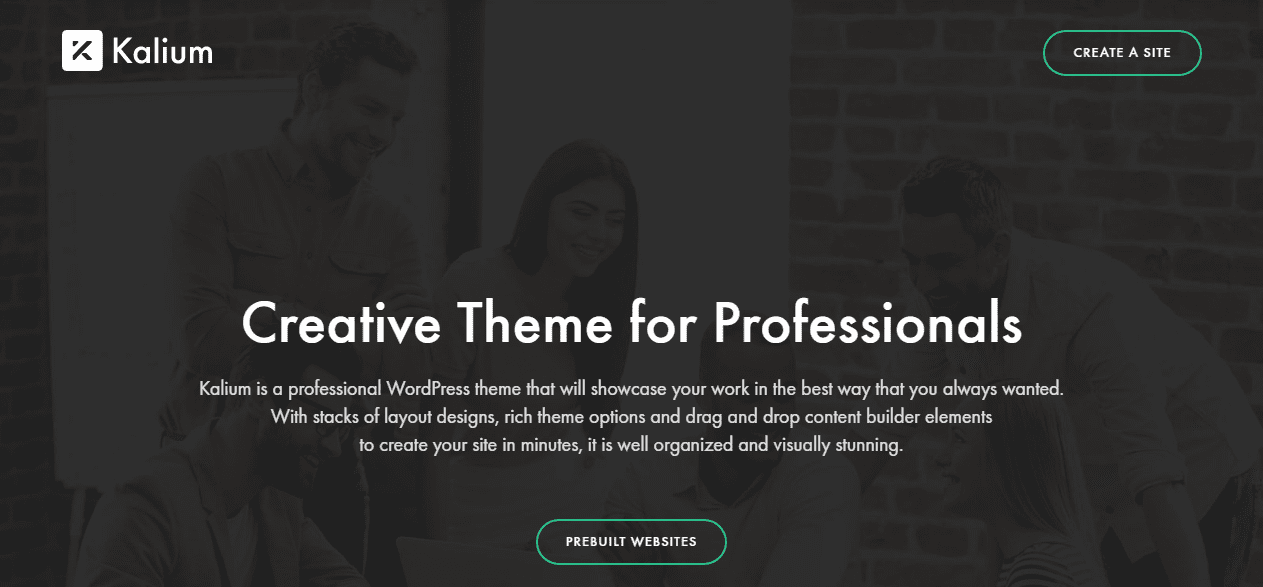 Kalium - Hotel WordPress theme