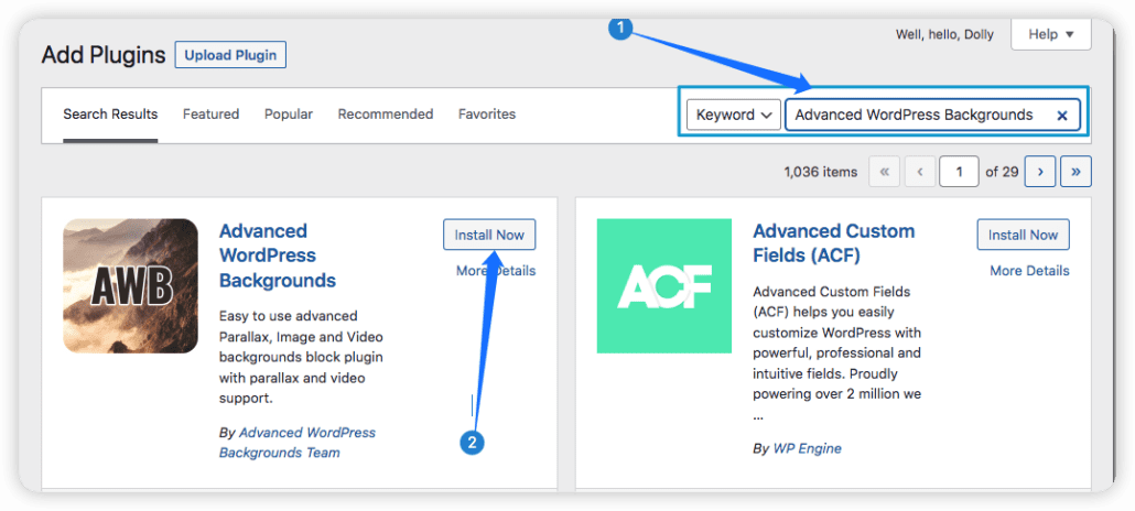Advanced WordPress backgrounds plugin