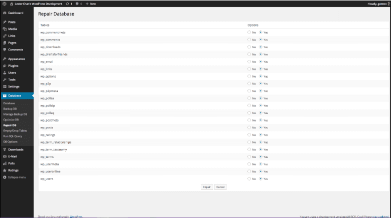 WP-DB manger