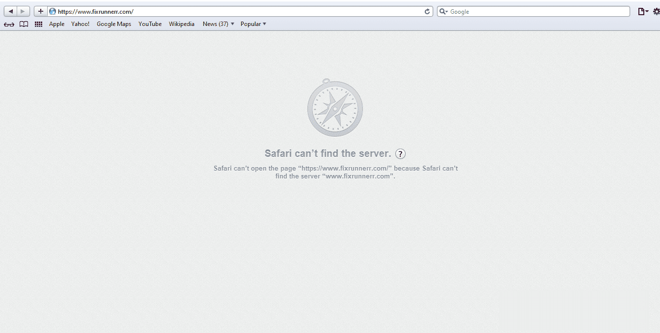 DNS_Probe_Finished_Nxdomain Errors in Safari