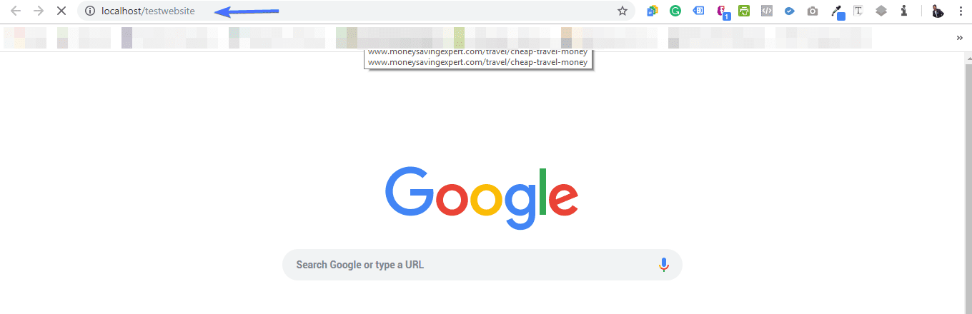 Launch website in browser