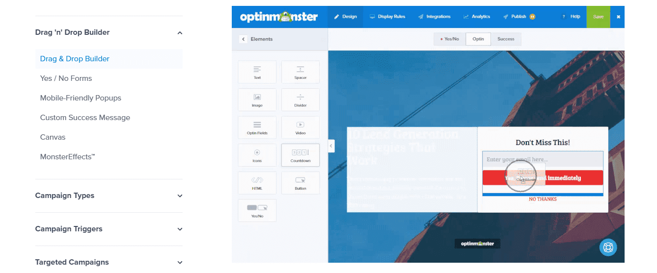 Optin Monster Builder