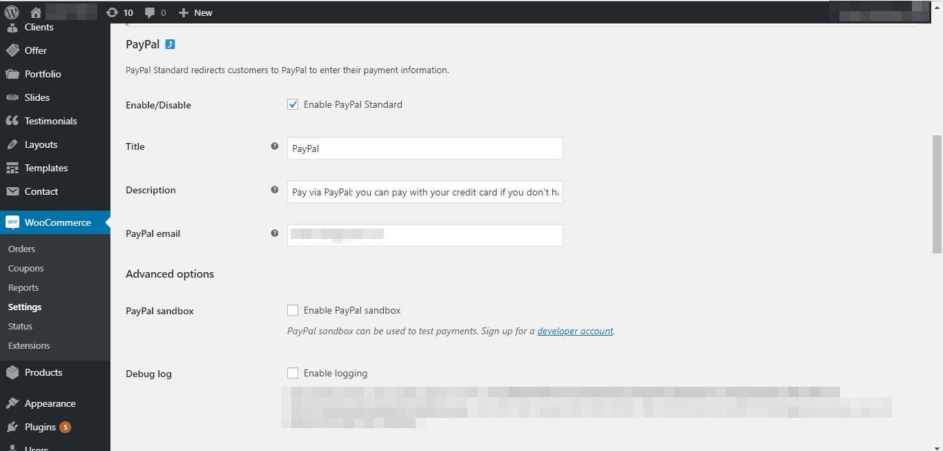 paypal integration