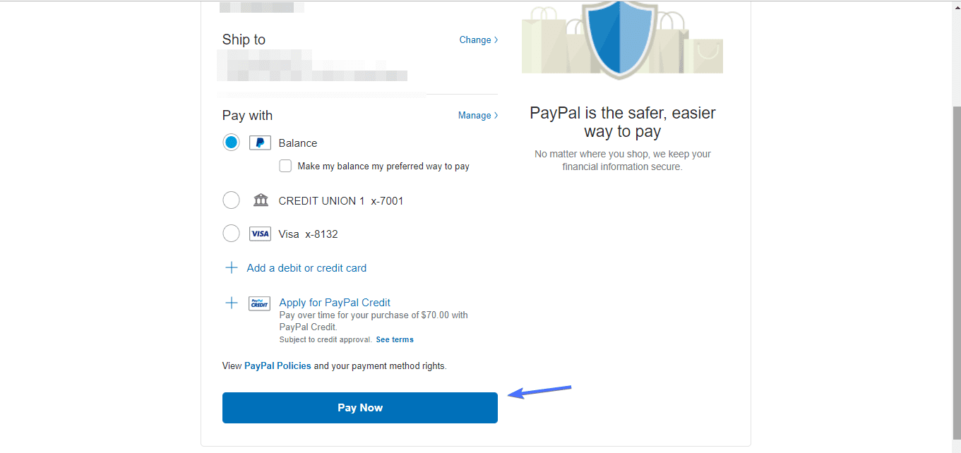 pay now