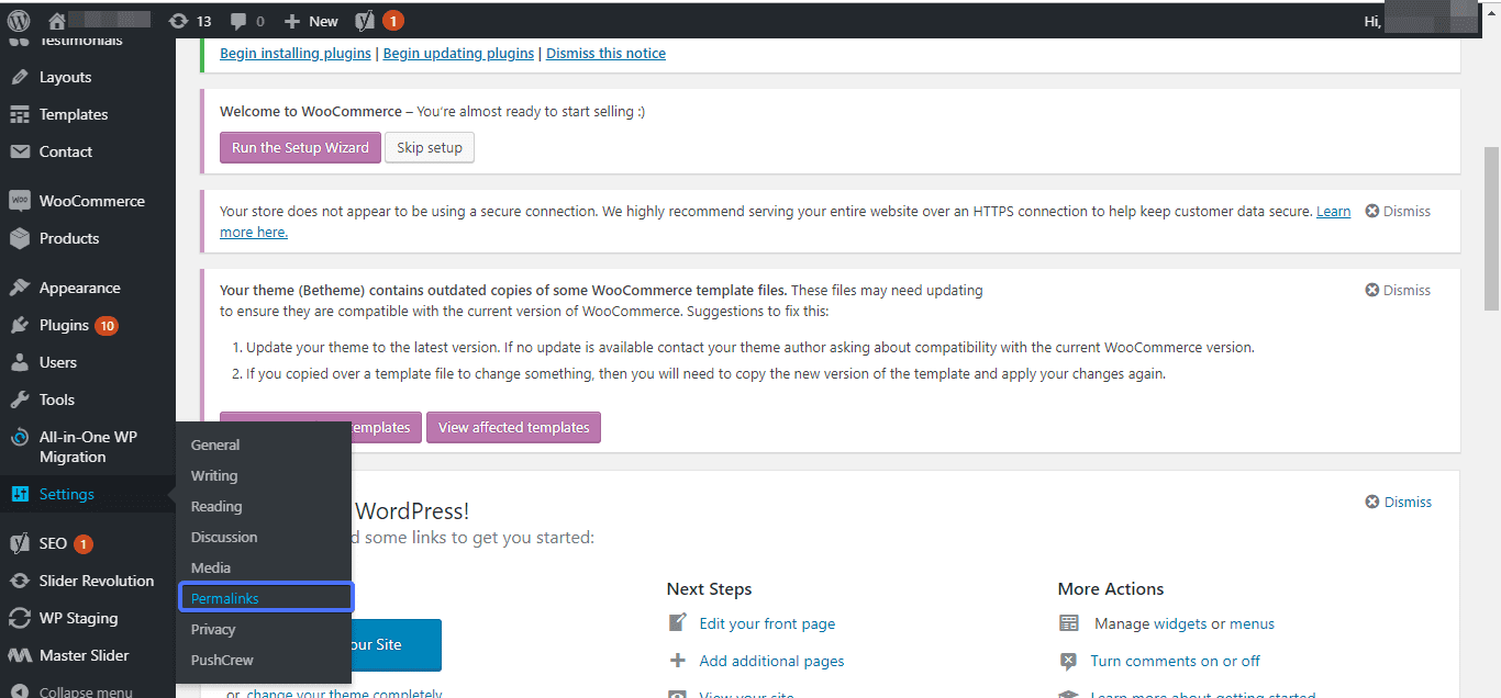 WordPress SEO permalinks