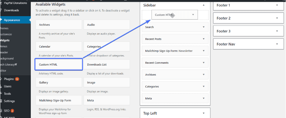 placing signupform in WP: mailchimp plugin for wordpress