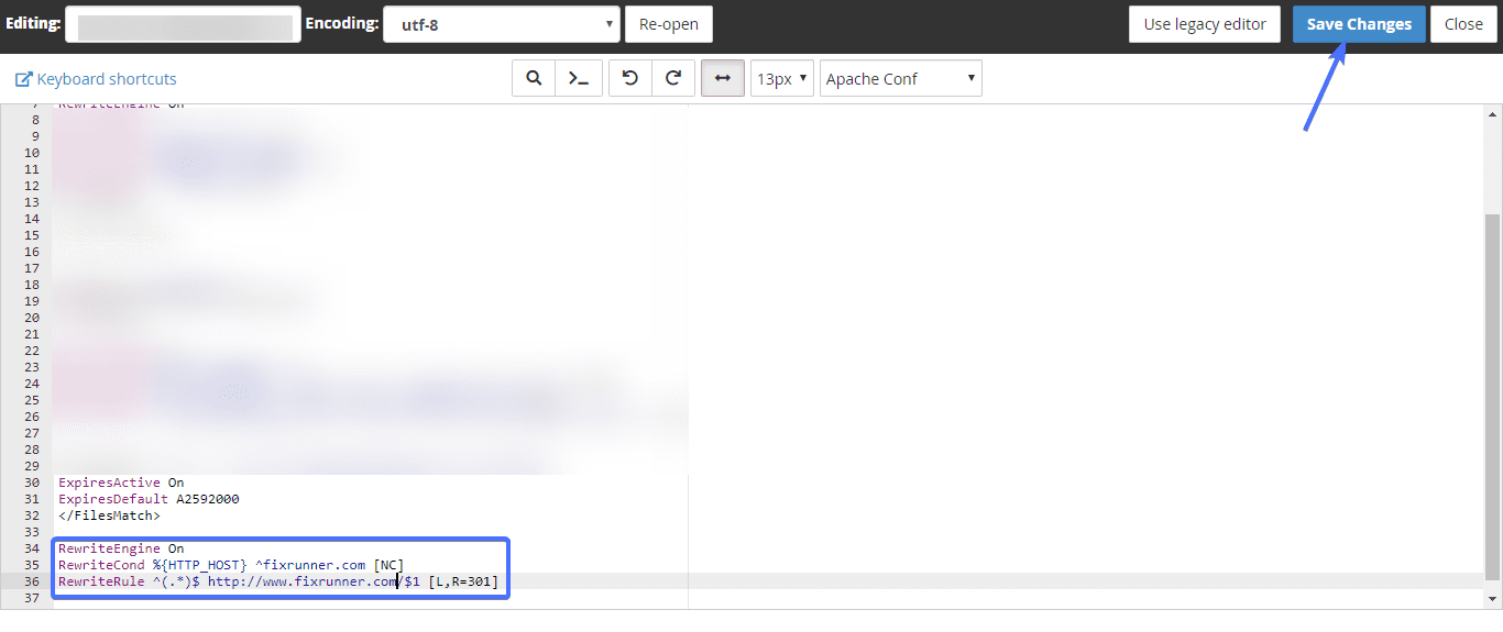 edit htaccess to redirect www to non www or vice versa.