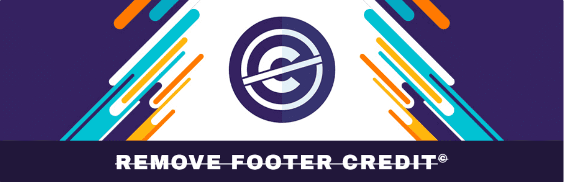 remove footer credit plugin