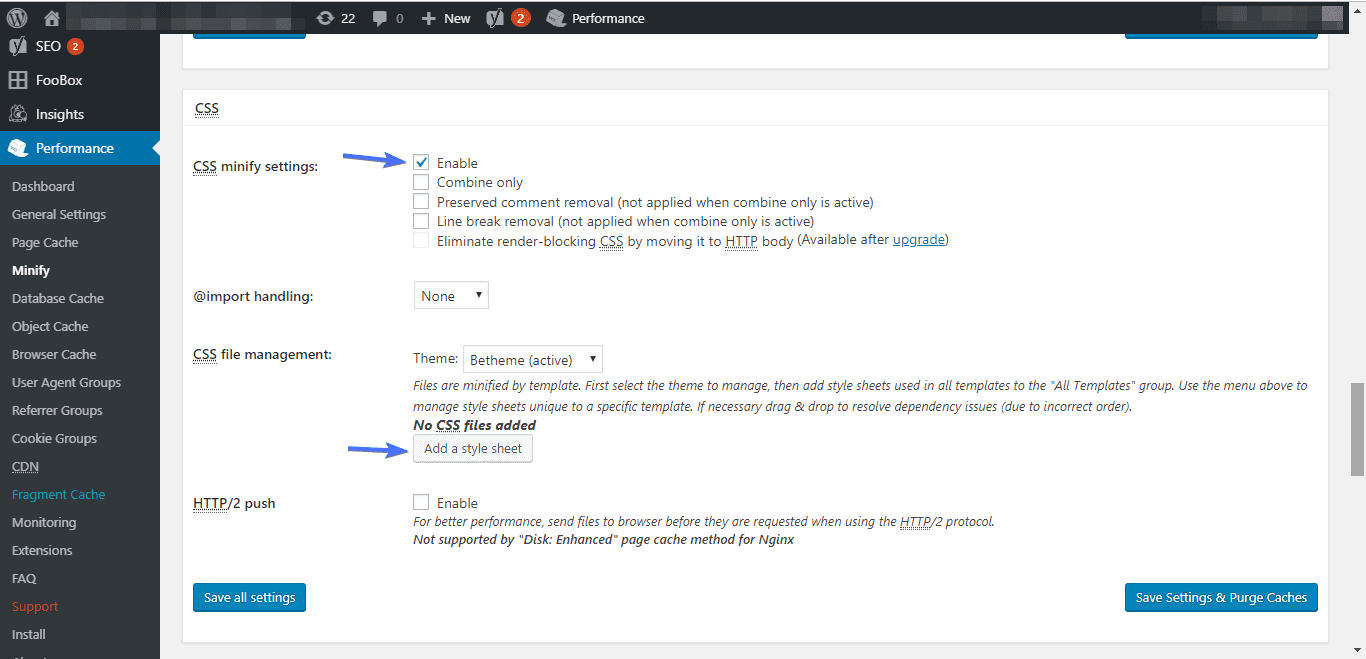 Remove Render-Blocking Javascript and CSS - Add a stylesheet button
