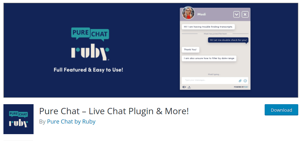 Pure Chat Plugin