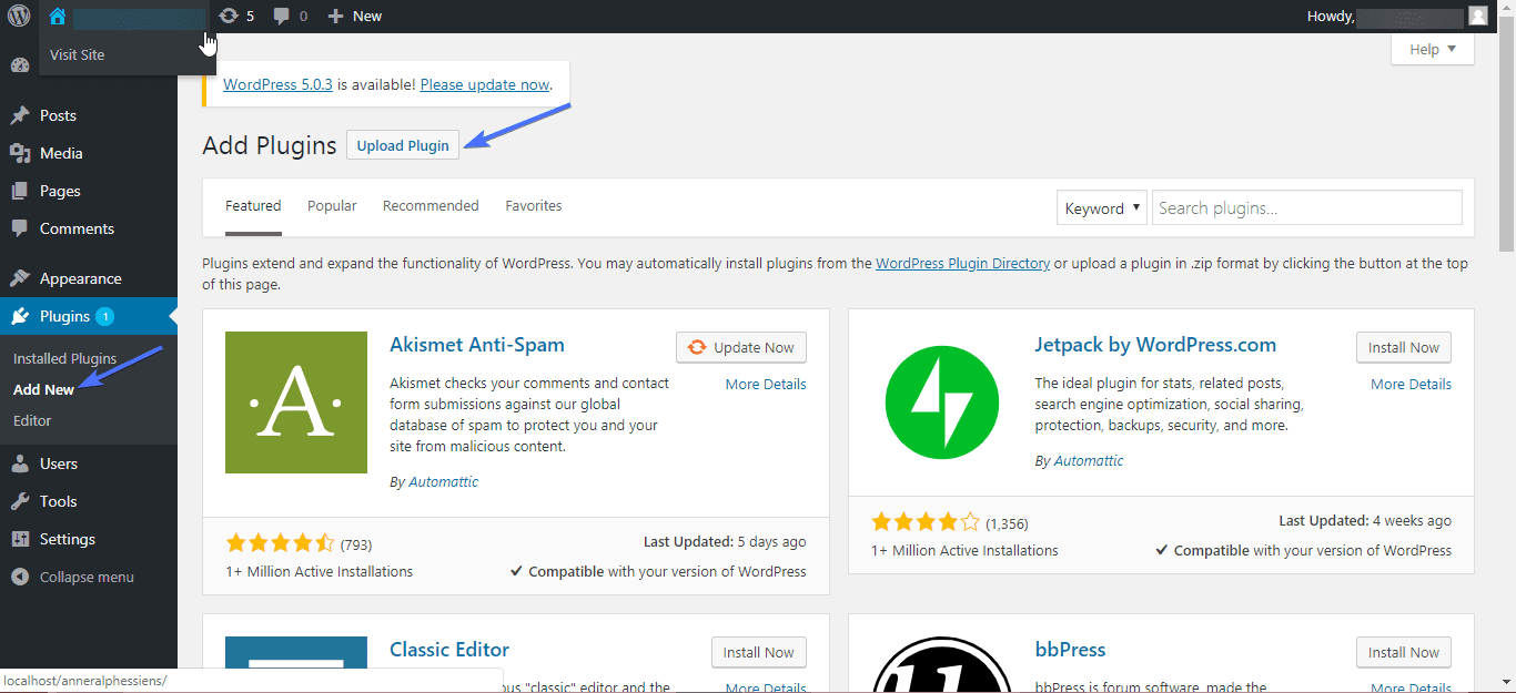 how to upload wocommerce plugin