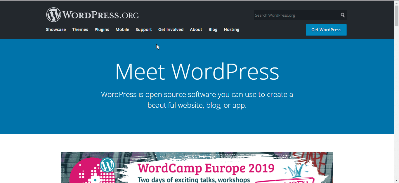 Self-hosted WordPress.org