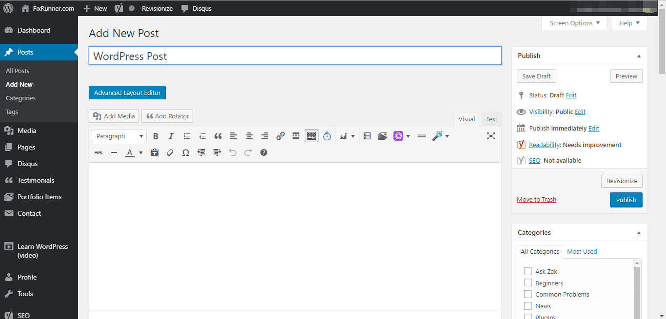WordPress Post