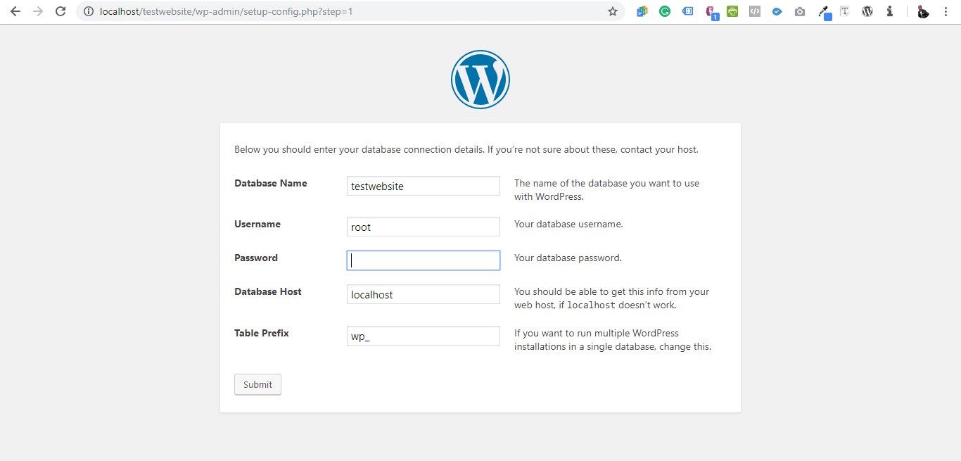 localhost: Install WordPress Locally
