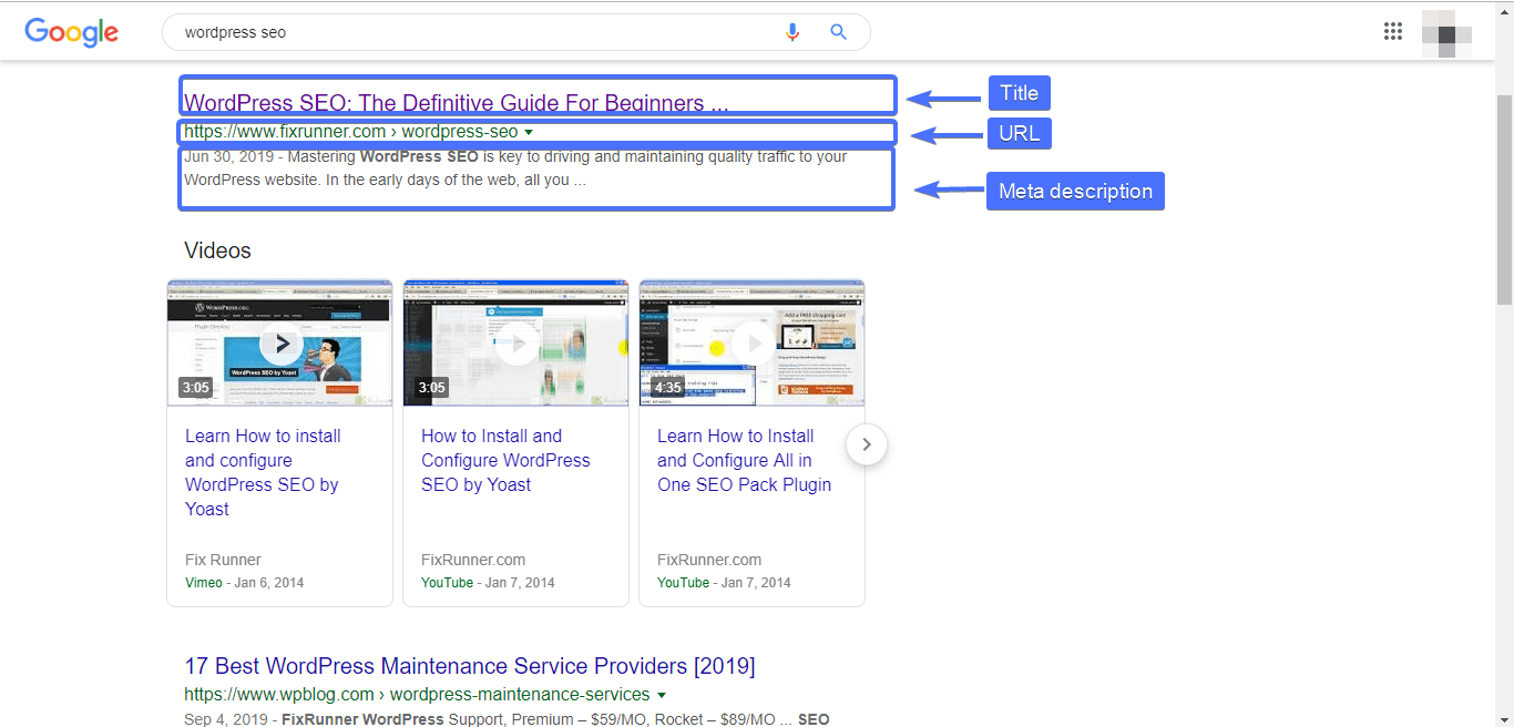 Meta description